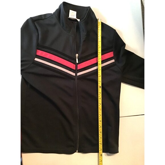 K. JORDAN- WOMENS GREY FULL ZIP-UP TRACK JACKET SIZE MEDIUM - Picture 6 of 6